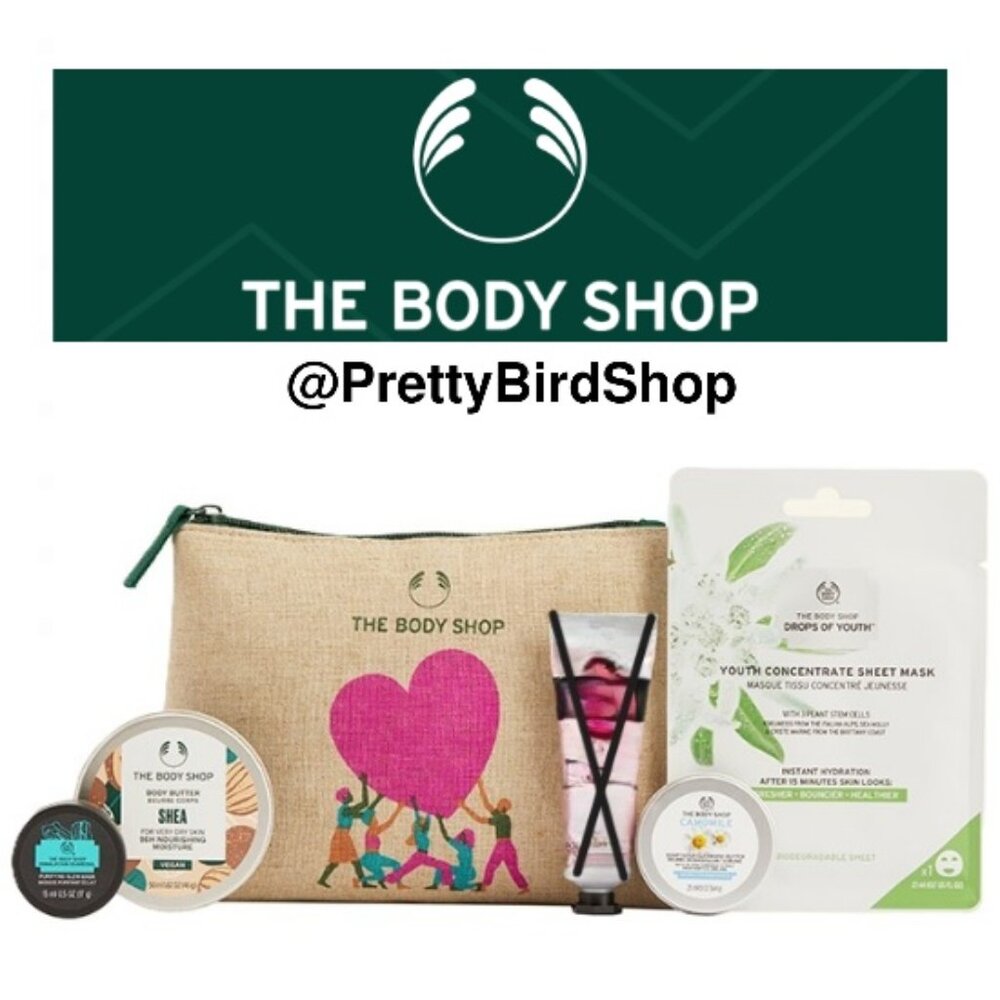 THE BODY SHOP set 5 pc Bundle NEW best sellers holiday limited edition gift